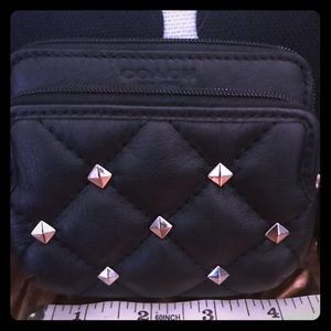 Coach mini wallet super cute two pockets ID window